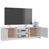 vidaXL Mobile Porta TV Bianco 120x30x37,5 cm in Legno Multistrato