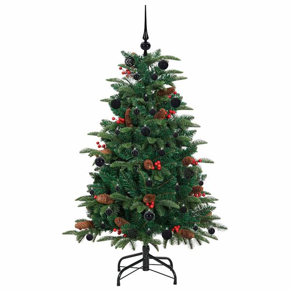 vidaXL Albero di Natale artificiale con 150 LED Verde 150 cm