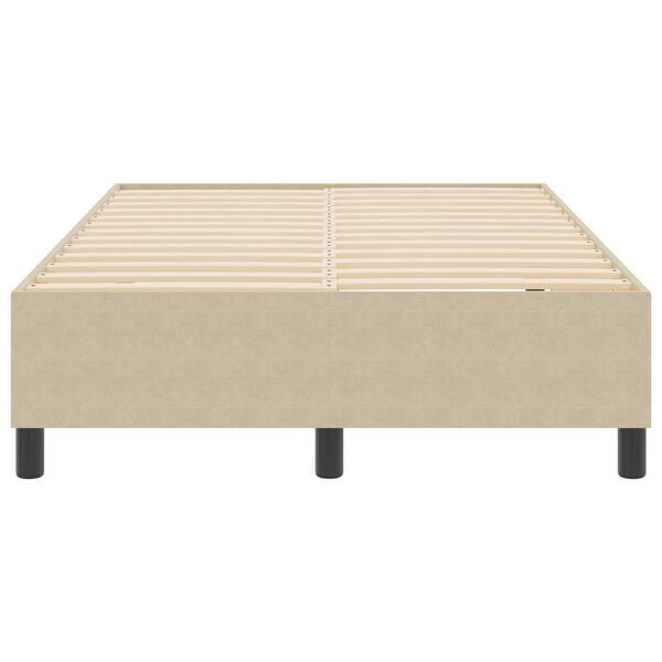 vidaXL Struttura letto piattaforma Grigio Verde 120 x 190 cm Tessuto