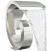 vidaXL Cascata da Piscina con Luce LED Acciaio Inox 304
