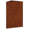 vidaXL Fioriera da Giardino 50x43x75 cm in Acciaio Corten