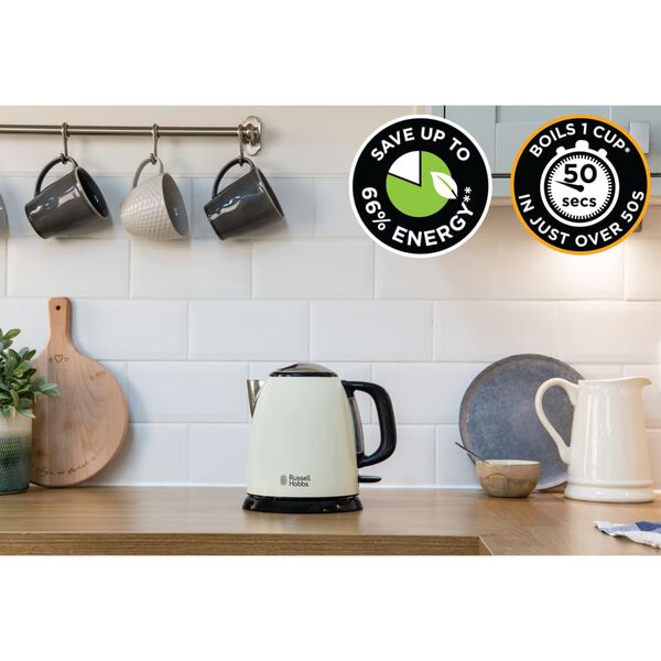 Russell Hobbs Mini Bollitore Colours Plus+ Crema