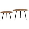 vidaXL Set Tavolini da Salotto Esagonali 2 pz in Teak di Recupero