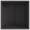 vidaXL Focolare Nero 50 x 50 x 38 cm Acciaio