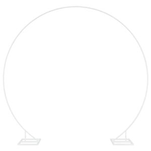 vidaXL Arco Nuziale Singolo Bianco 220 x 45 x 200 cm Acciaio