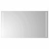 vidaXL Specchio da bagno LED Trasparente 70 x 40 cm vetro temperato