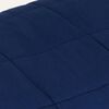 vidaXL Coperta Ponderata Blu 122x183 cm 9 kg Tessuto