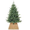 vidaXL Collare per Albero di Natale Marrone 70 x 70 x 28 cm