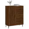vidaXL Credenza Rovere Marrone 69,5x34x90 cm in Legno Multistrato