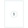 rillprint Etichette Autoadesive 210x297 mm 1000 Fogli Bianchi