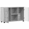 vidaXL Credenza Grigio Sonoma 88,5 x 30,5 x 55,5 cm Legno multistrato