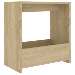 vidaXL Tavolino Rovere Sonoma 50x26x50 cm in Legno Multistrato