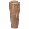 vidaXL Vaso Decorativo 40x100 cm in Legno Massello di Teak