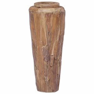 vidaXL Vaso Decorativo 40x100 cm in Legno Massello di Teak