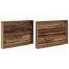 vidaXL Scaffale per riviste 2 pz Legno vecchio 100 x 12 x 70 cm