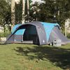 vidaXL Tenda da Campeggio a Cupola per 4 Persone Blu Impermeabile