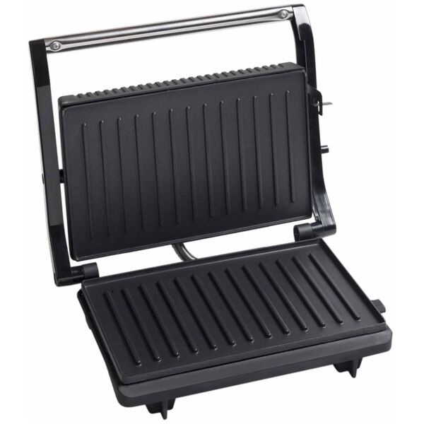 Bestron Griglia Panini 750W Argento e Nero Acciaio Inossidabile APG150