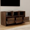 vidaXL Mobile Porta TV Marrone Rovere 102x37,5x52,5 cm in Truciolato