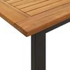 vidaXL Set Pranzo da Giardino 7 pz Legno Massello di Acacia e Metallo