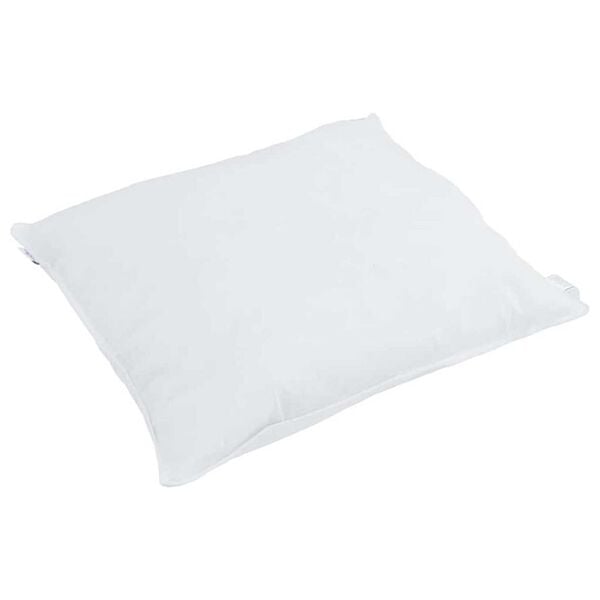 vidaXL Cuscino con cuscino Bianco 80 x 80 cm Piuma