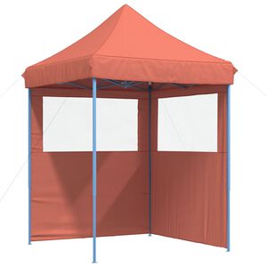 vidaXL Tenda Party 200 x 200 x 306 cm Terracotta Tessuto Oxford