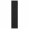 vidaXL Libreria Rovere Nero 80 x 24 x 109 cm Legno multistrato