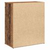 vidaXL Credenza 2 pcs Legno vecchio 60 x 31 x 70 cm Legno multistrato