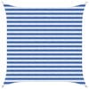 vidaXL Telo Ombra Blu e Bianco 2,5 x 2,5 m HDPE