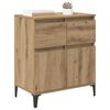 vidaXL Credenza con cassetto Rovere artigianale 60 x 35 x 70 cm