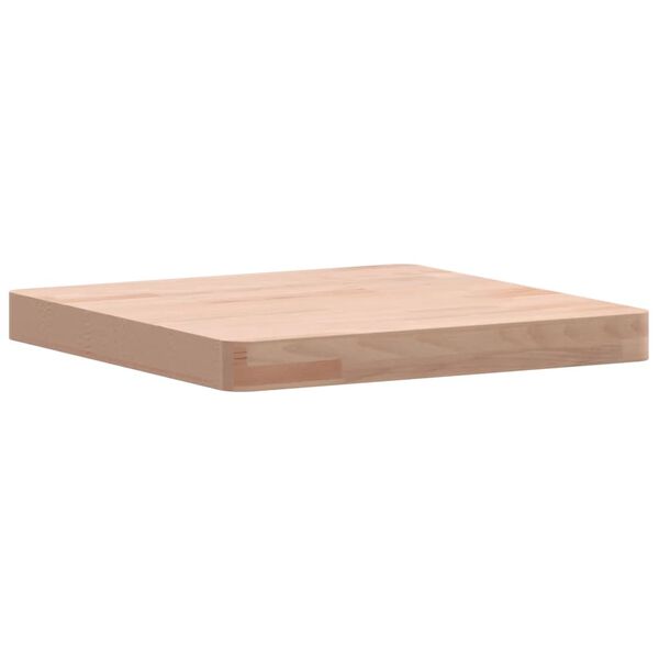 vidaXL Piano per Tavolo 40x40x4 cm Quadrato Legno Massello di Faggio