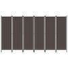 vidaXL Paravento a 6 Pannelli Marrone 300x180 cm