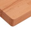 vidaXL Piano per Tavolo 80x80x4 cm Quadrato Legno Massello di Faggio