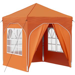 vidaXL Tenda per feste a pop-up 192 x 192 x 245 cm Arancione