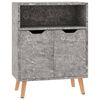 vidaXL Credenza Grigio Cemento 60x30x72 cm in Legno Multistrato