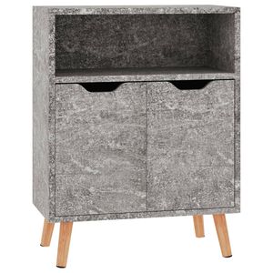 vidaXL Credenza Grigio Cemento 60x30x72 cm in Legno Multistrato