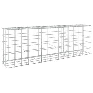 vidaXL Gabione con Filo da 5 mm e Rete da 10x10 cm 150x30x50 cm