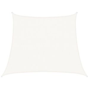 vidaXL Vela Parasole 160 g/m&sup2; Bianca 3/4x3 m in HDPE