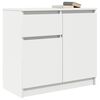 vidaXL Credenza con Cassetto Bianco 71x35x65 cm in Legno Multistrato