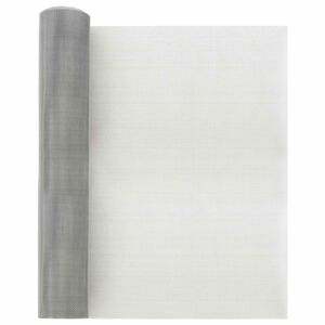 vidaXL Rete per schermatura 40 x 1000 cm 18 mesh Acciaio Inox 304