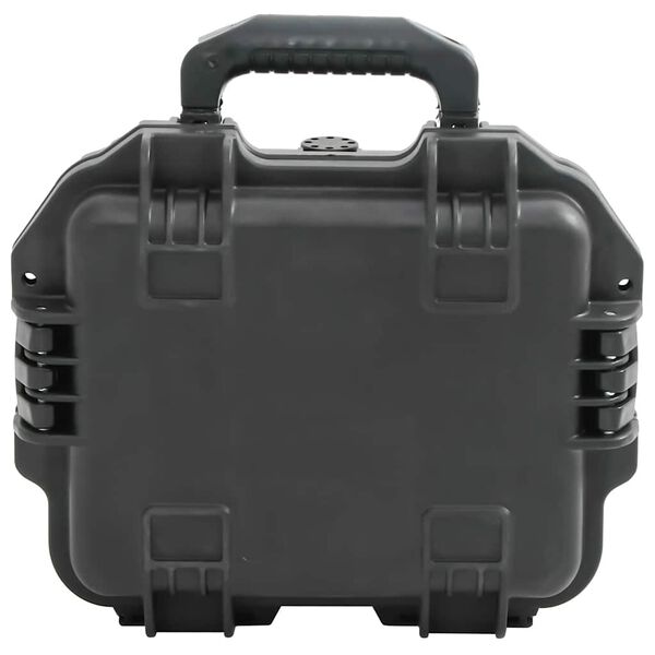vidaXL Valigetta da Volo Portatile Nera 30x24,5x12,5 cm in PP
