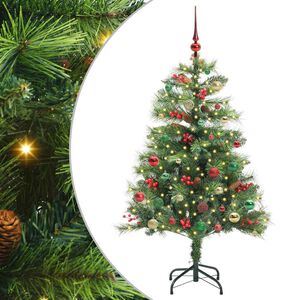 vidaXL Albero di Natale artificiale Verde 150 cm PVC e Metallo