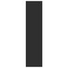 vidaXL Armadio Nero 100x50x200 cm in Legno Multistrato