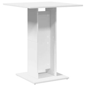 vidaXL Tavolo da Bistrot Bianco 60x60x75 cm in Legno Multistrato