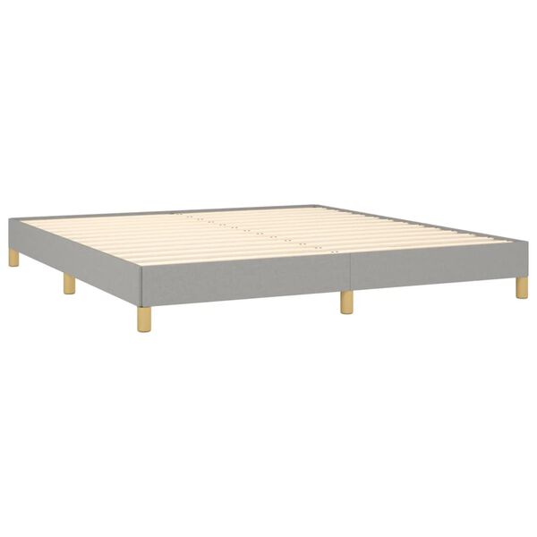 vidaXL Struttura Letto Senza Materasso 180x200cm Tessuto Super King