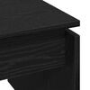 vidaXL Tavolino da salotto Rovere Nero 68 x 50 x 38 cm