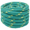 vidaXL Corda da Barca 4 mm 25 m Verde