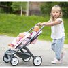 Smoby Passeggino Giocattolo Sportivo Bambole Gemelle Maxi-Cosi Rosa