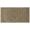 vidaXL Tappeto da Area Naturale e Nero 100 x 200 cm Juta