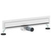 vidaXL Scarico Doccia da Parete Argento 60 cm Acciaio Inox 304