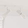 vidaXL Faretto da soffitto Bianco 26 x 6.5 x 11.5 cm Acciaio